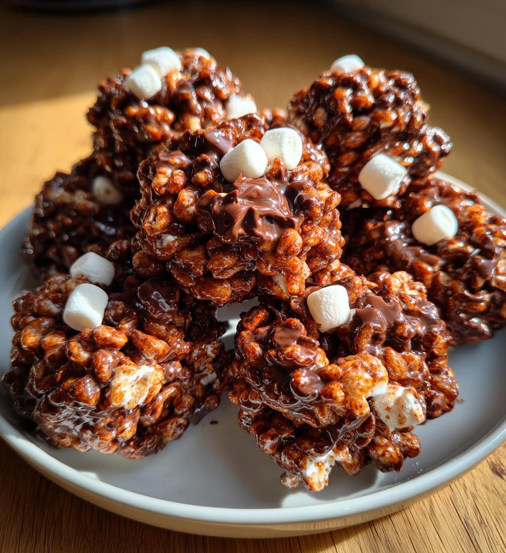 chocolate rice krispie balls