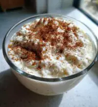 classic creamy rice pudding