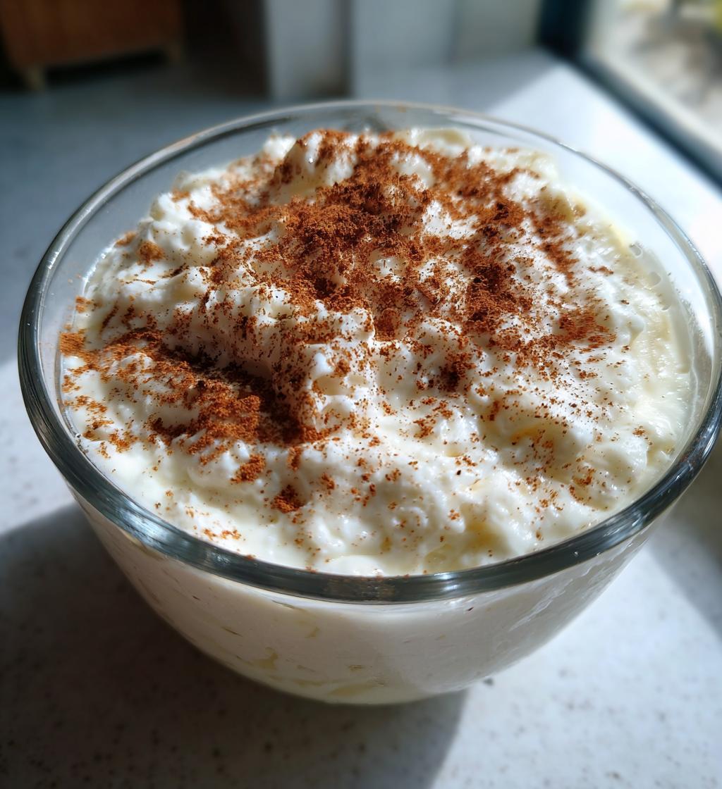 classic creamy rice pudding