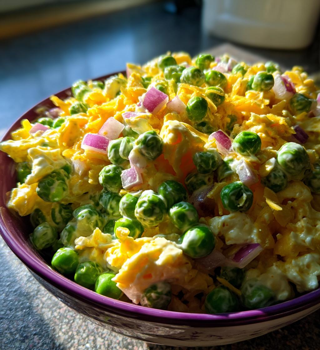classic pea salad recipe