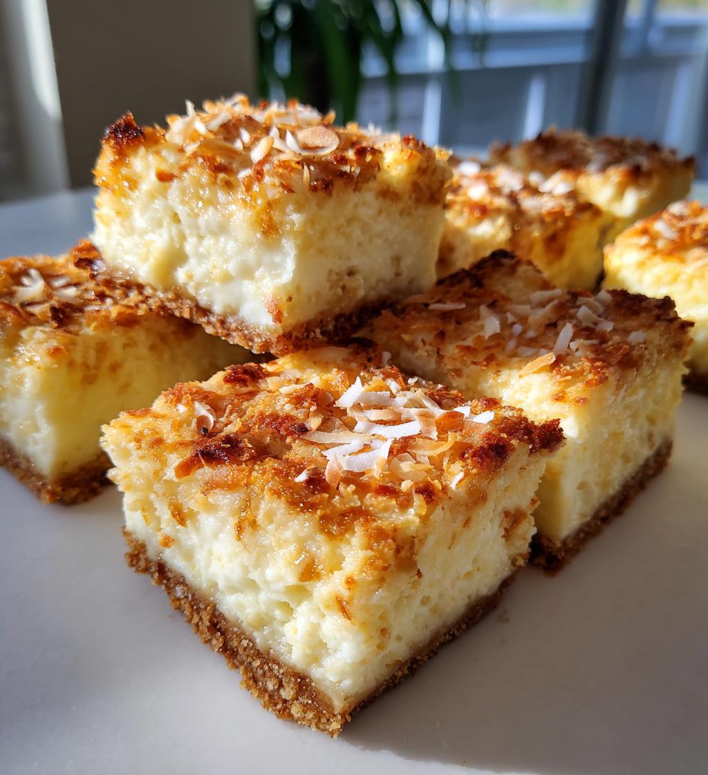 coconut cream bars