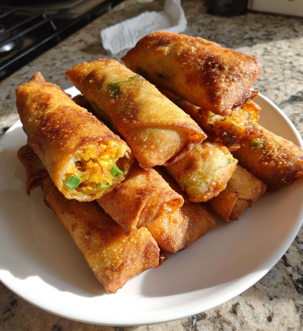 crab cake egg rolls recipe