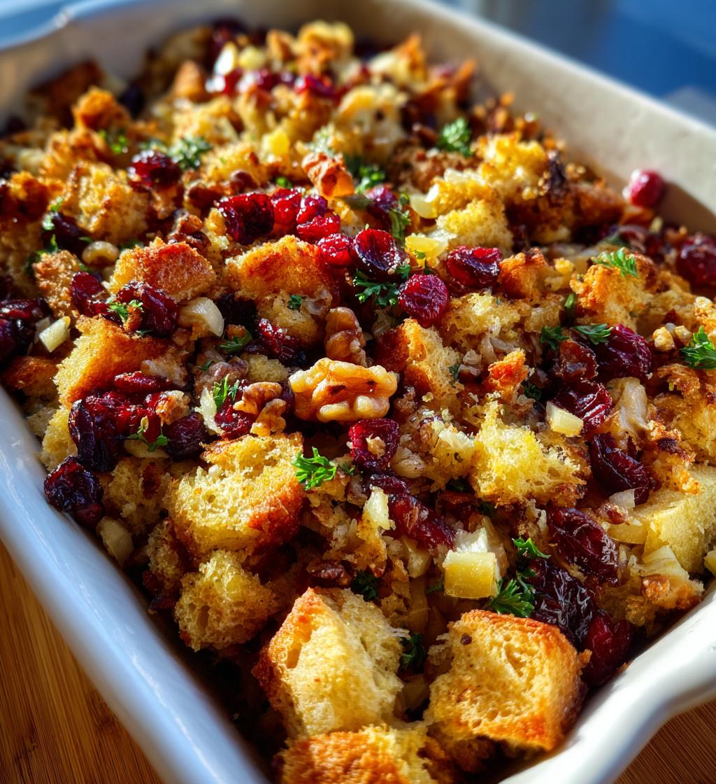 cranberry apple stuffing