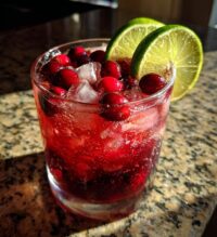 cranberry cocktails thanksgiving