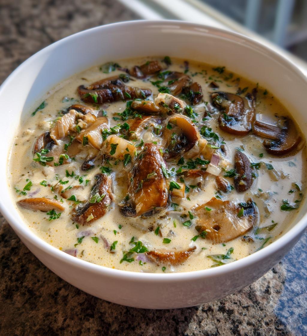 cream of mushroom soup homemade