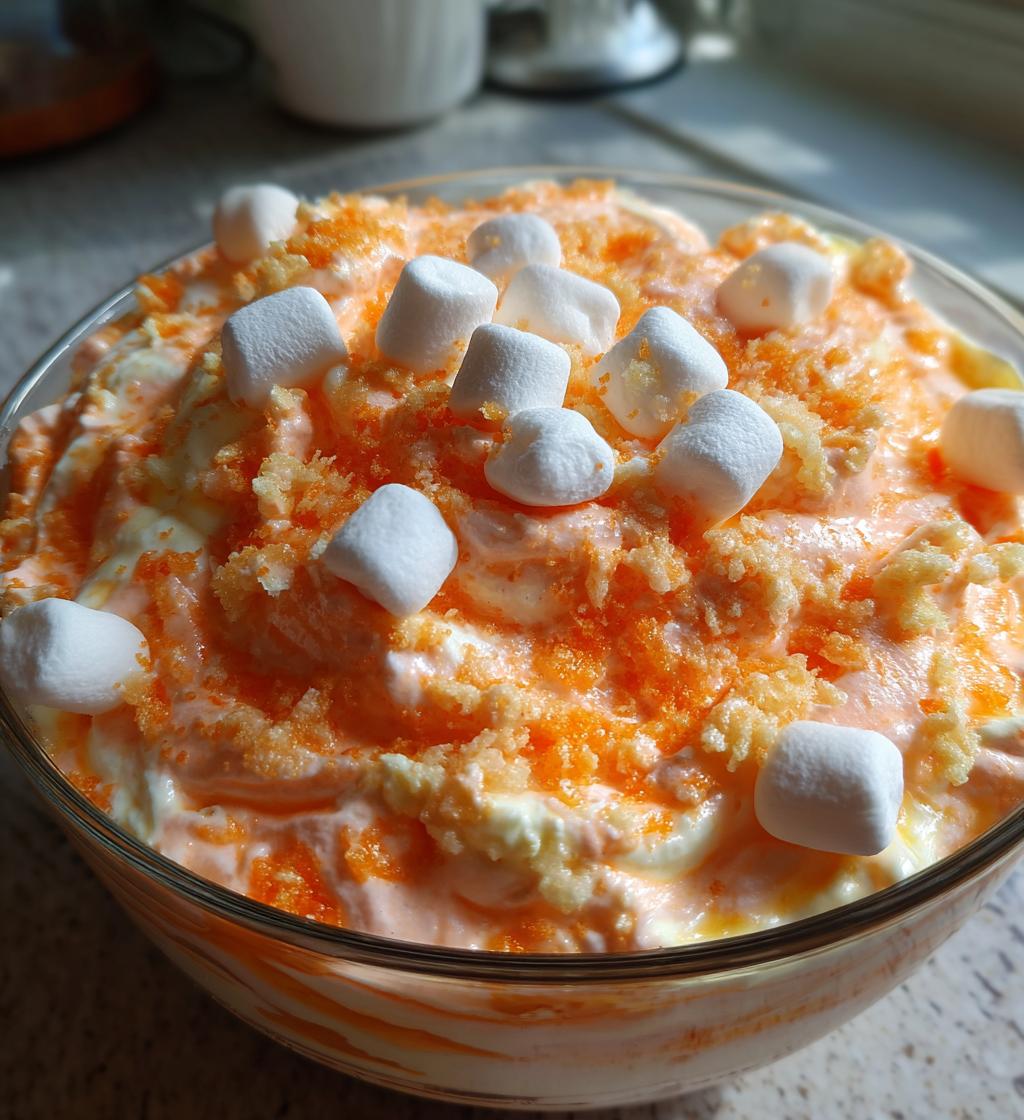 creamsicle orange fluff