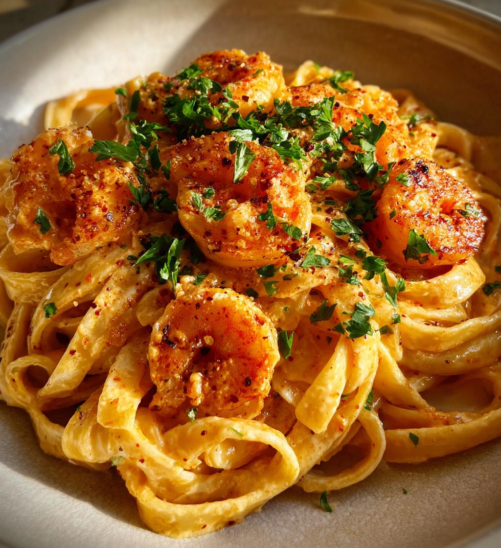 creamy cajun shrimp pasta