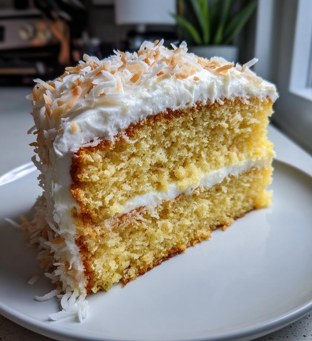 creamy coconut cake