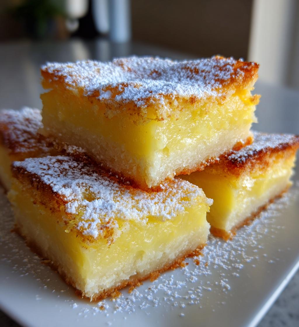 creamy lemon squares