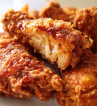 crispy juicy fried chicken