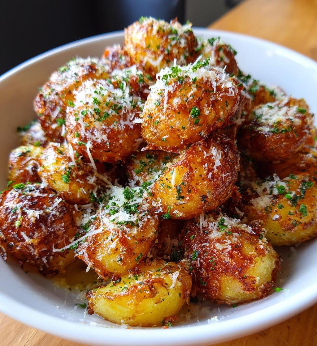 crispy parmesan potatoes