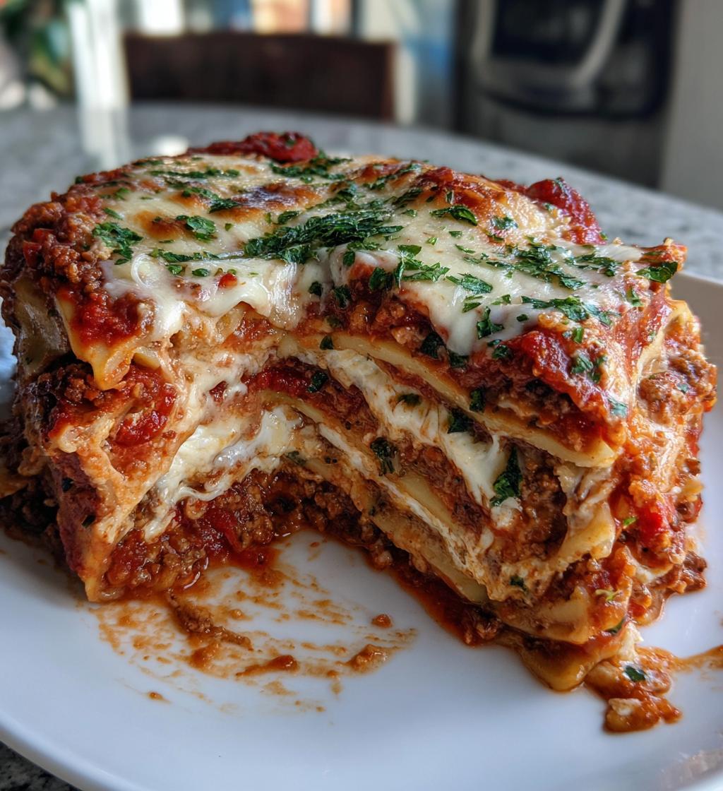 crock pot lasagna