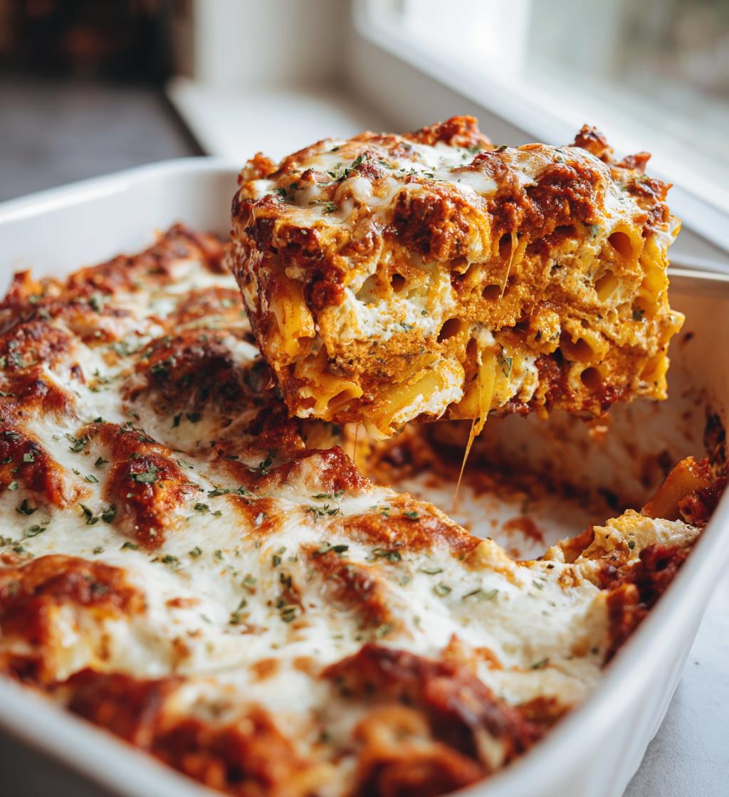 crockpot baked ziti