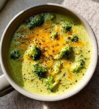 crockpot broccoli cheddar soup