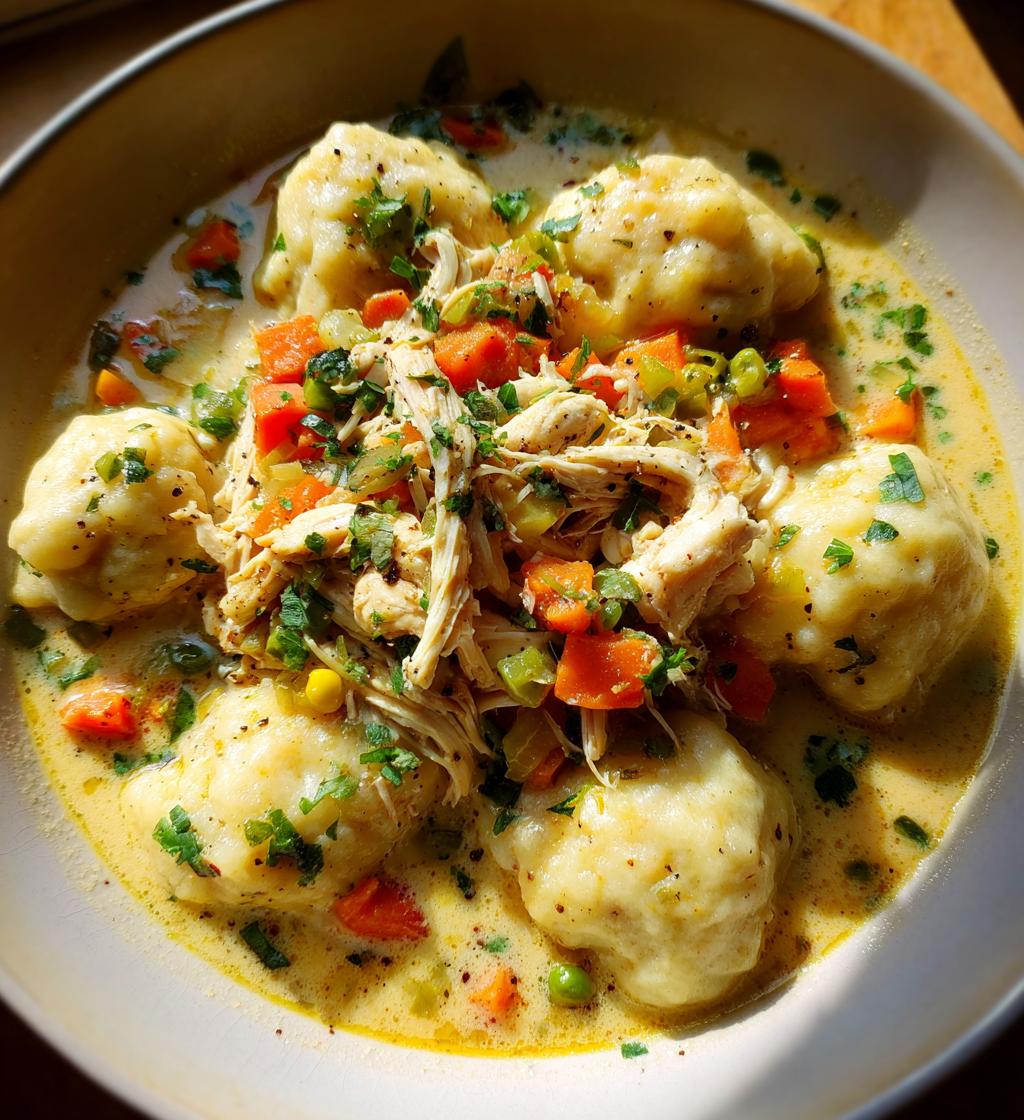 crockpot chicken and dumplings
