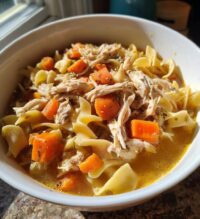 crockpot chicken noodle soup