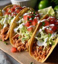 crockpot chicken tacos