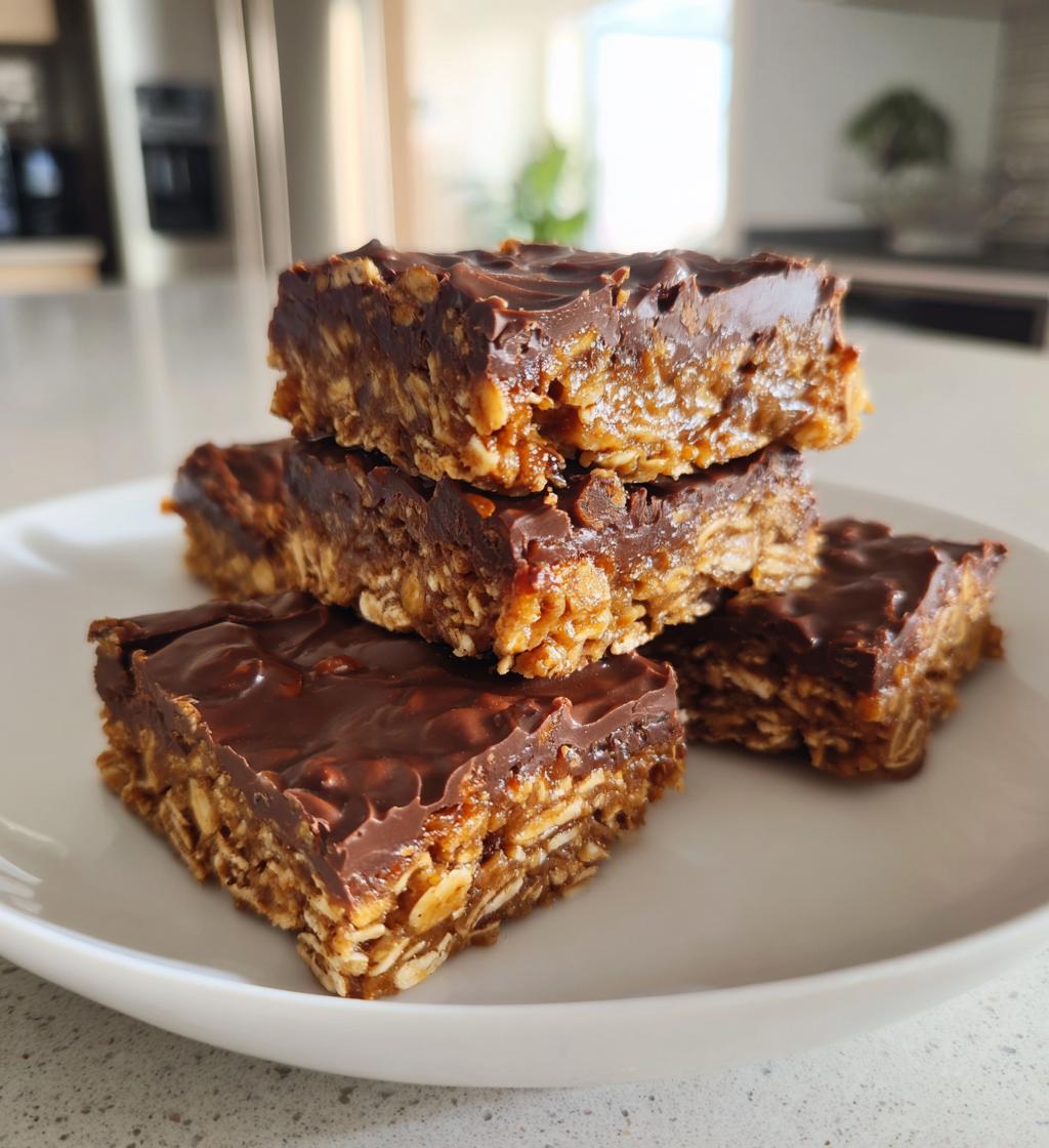 decadent oatmeal fudge bars