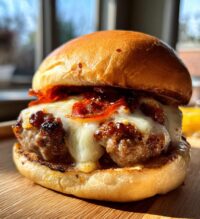 delicious crockpot pizza burgers recipe easy and juicy