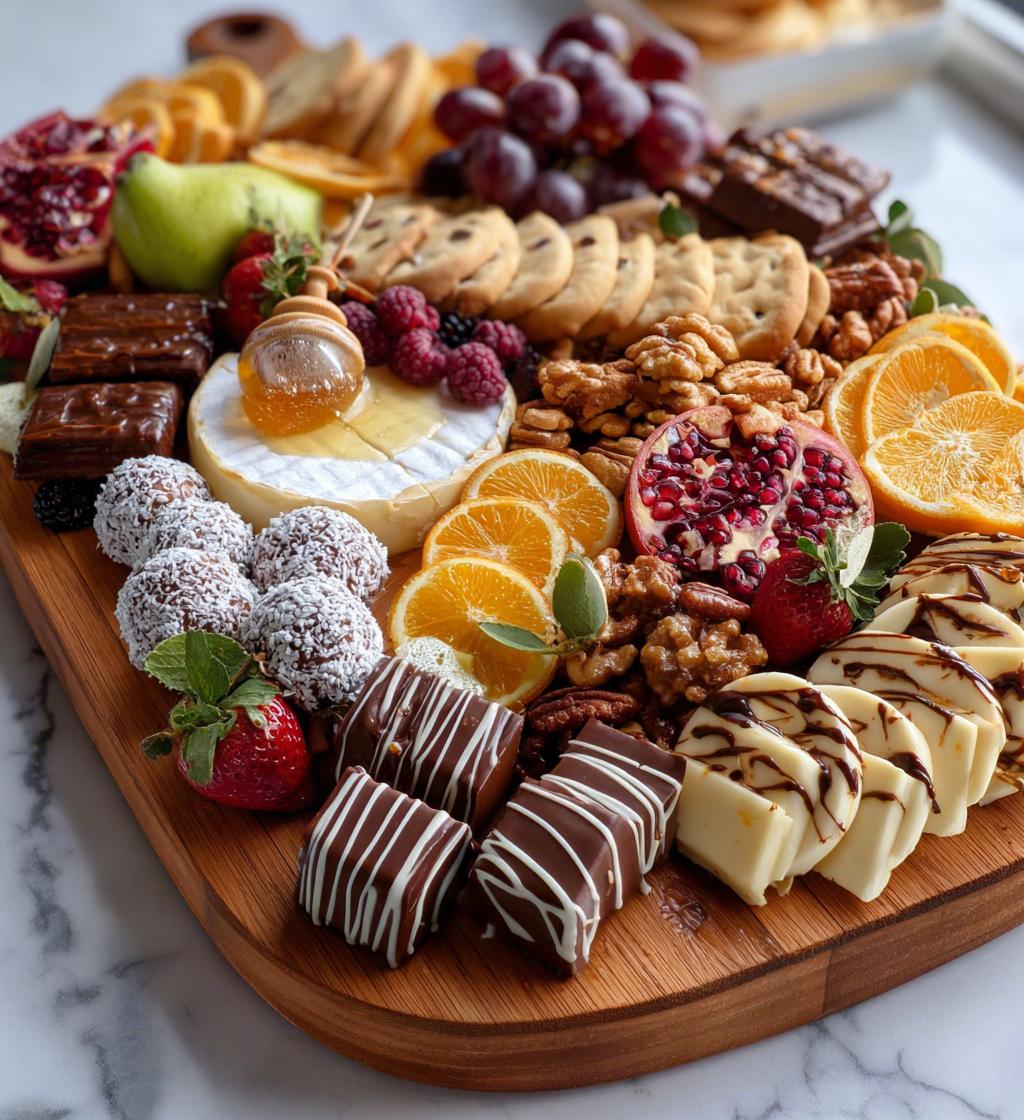 dessert charcuterie board thanksgiving