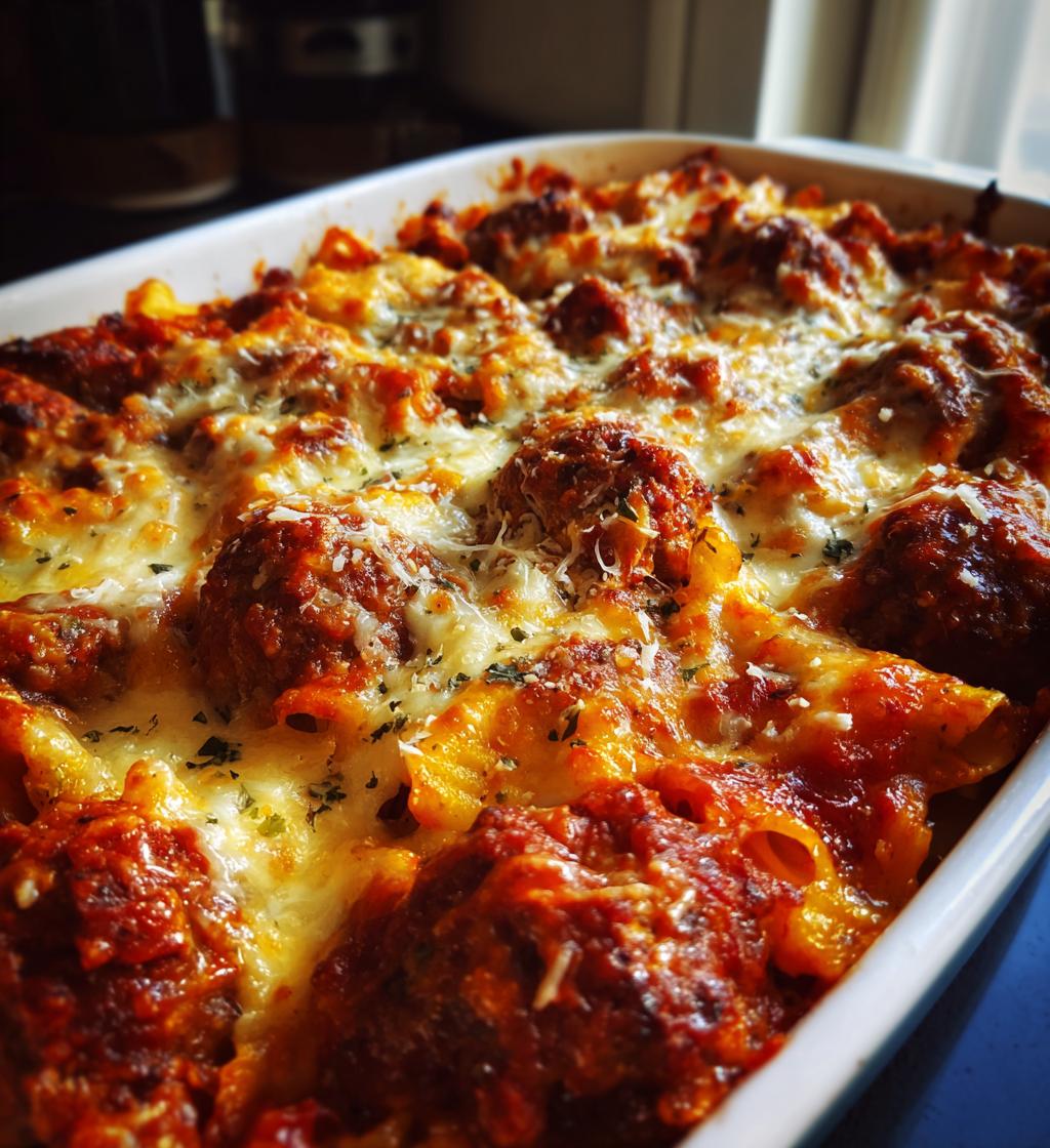 dump and bake meatball casserole