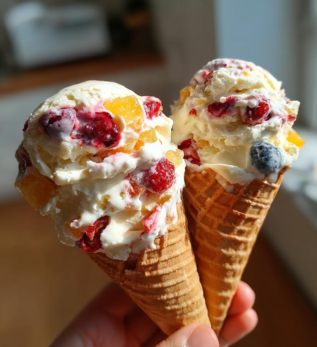 each cobbler cheesecake cones
