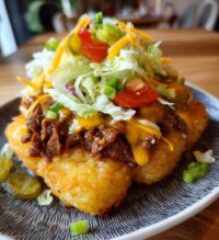 easy big mac tater tot casserole