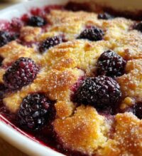 easy blackberry cobbler