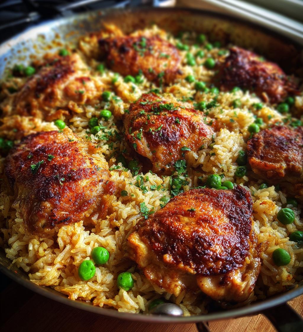 easy oven baked chicken and rice recipe