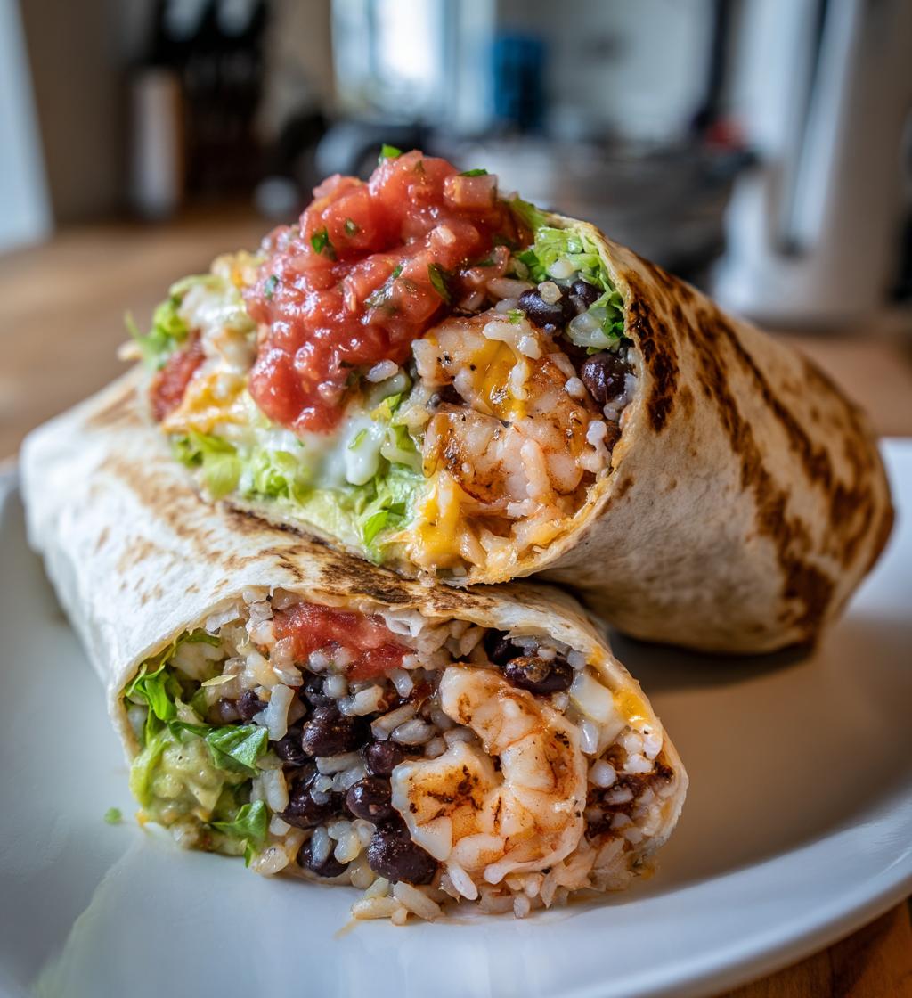 easy shrimp burrito recipe