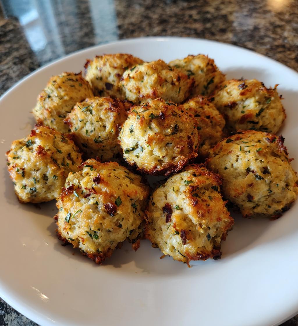 easy tasty turkey stuffing balls recipe
