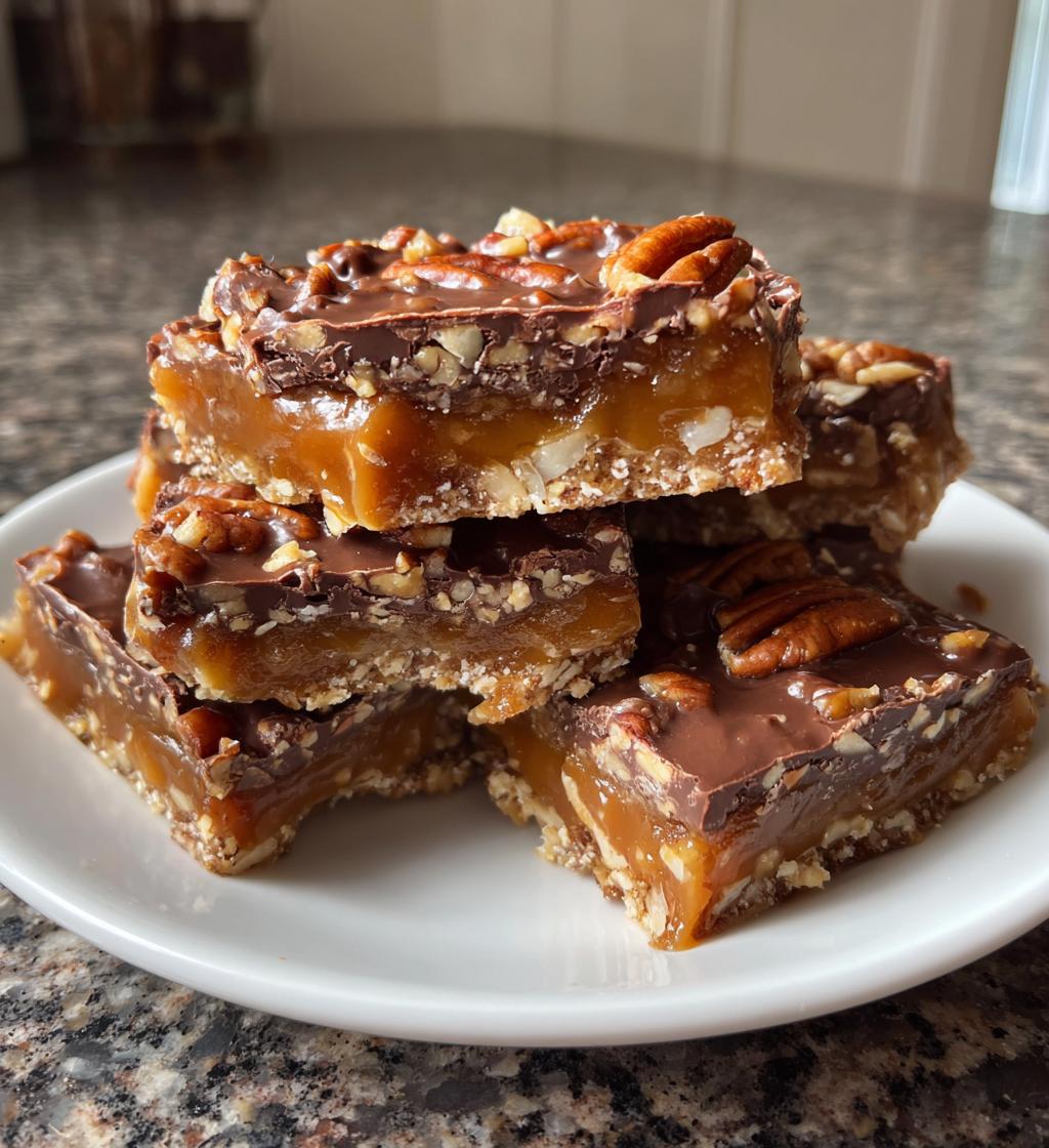 easy turtle bars recipe