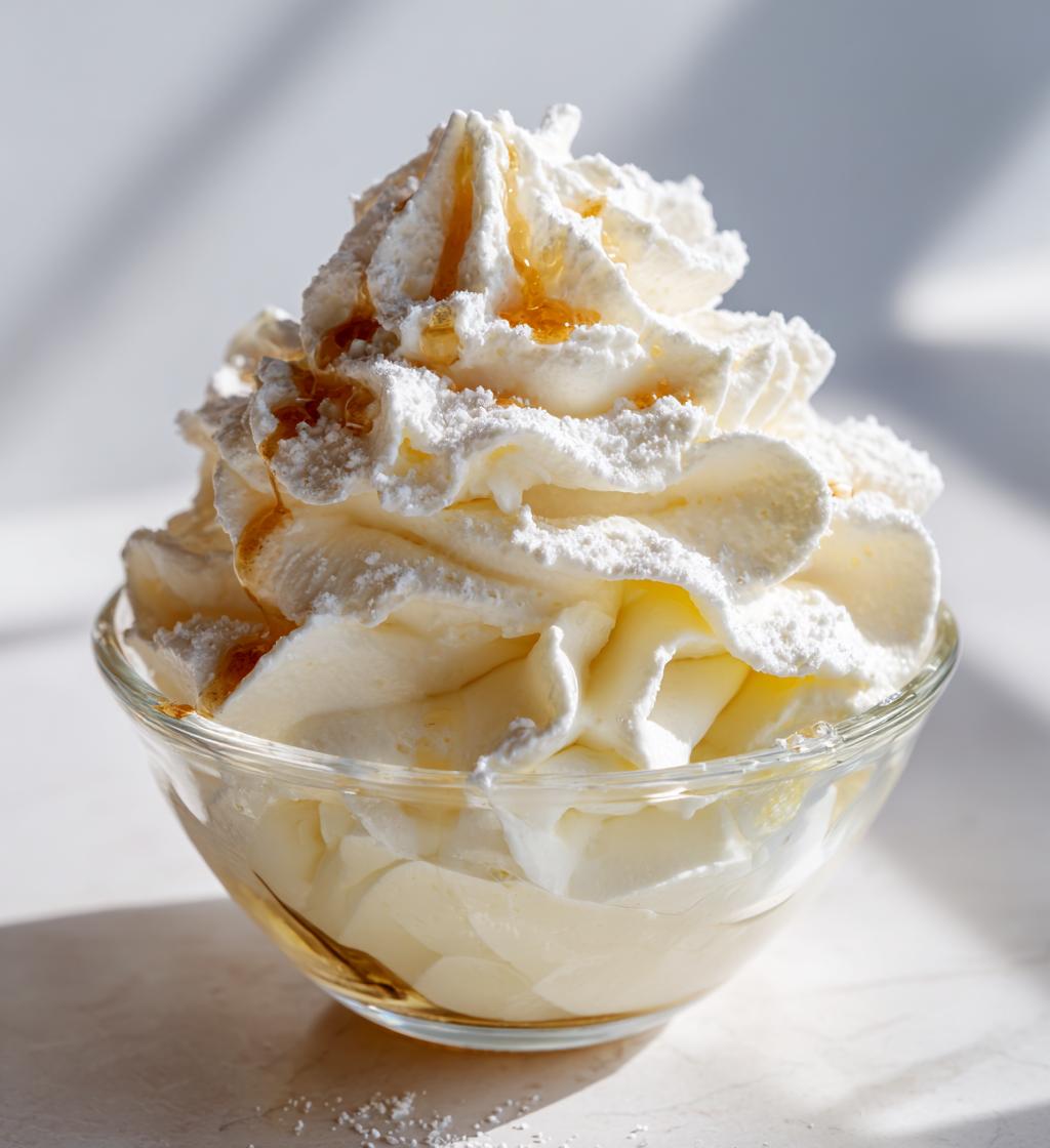 easy vanilla whipped cream