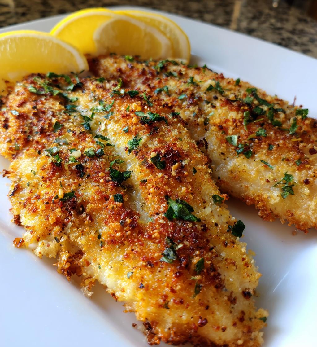 fast and easy parmesan crusted tilapia recipe