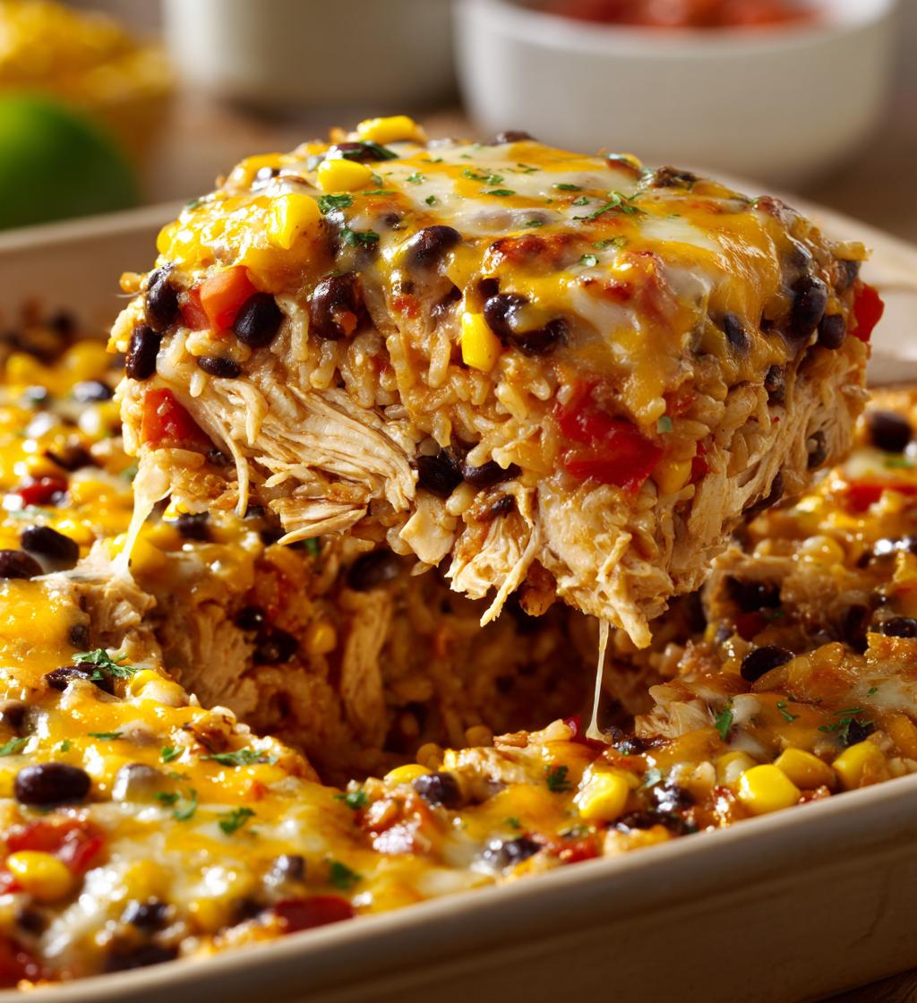 fiesta chicken casserole recipe
