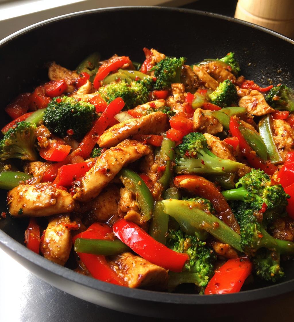 firecracker chicken stir fry
