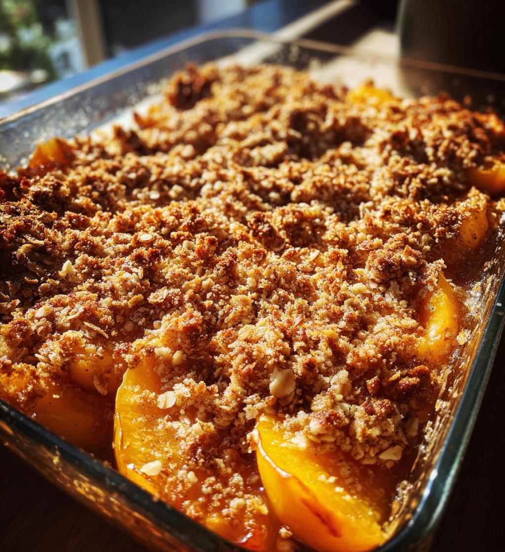 fresh apricot crisp
