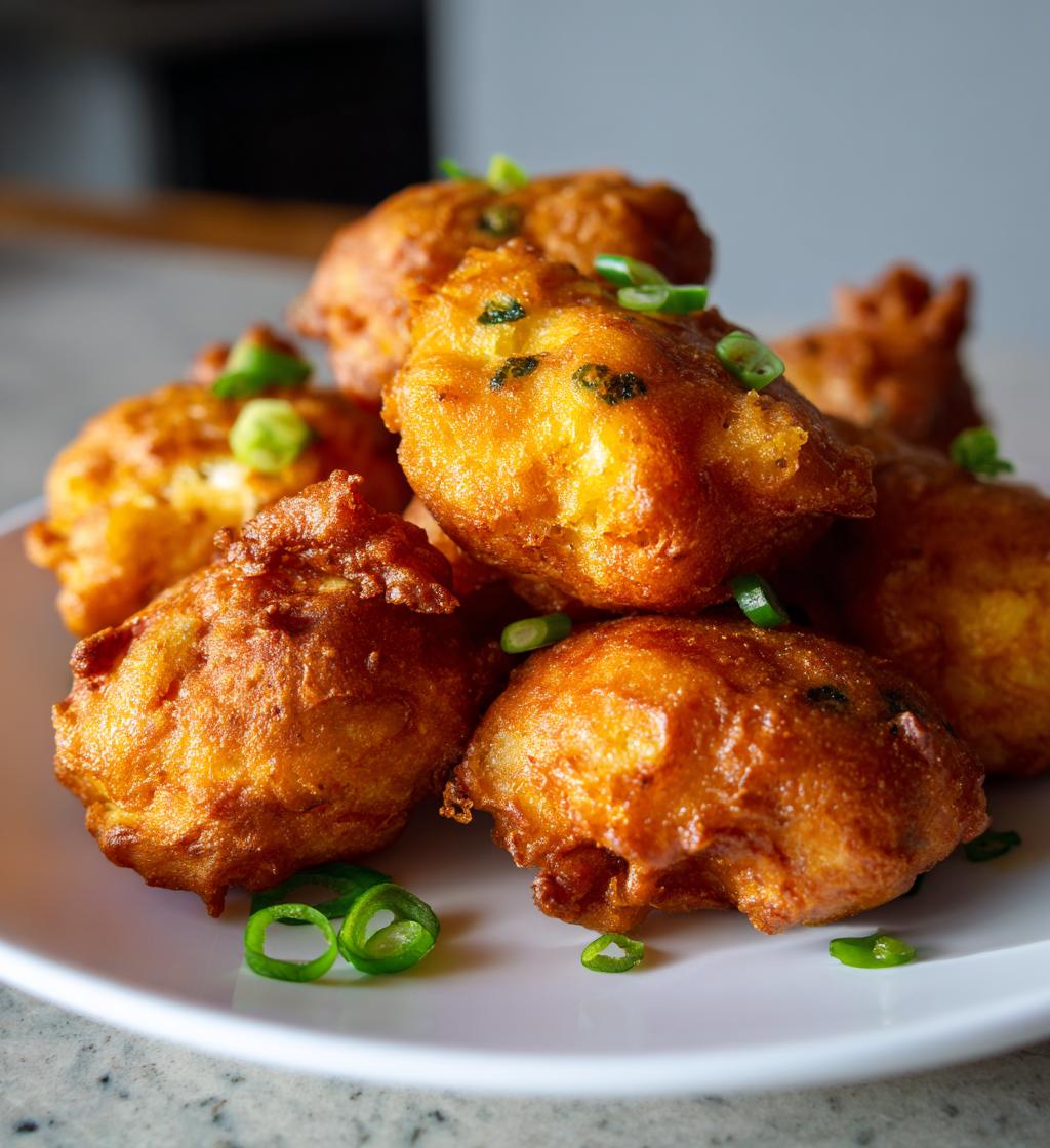 fried cornbread fritters