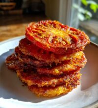 fried red tomatoes