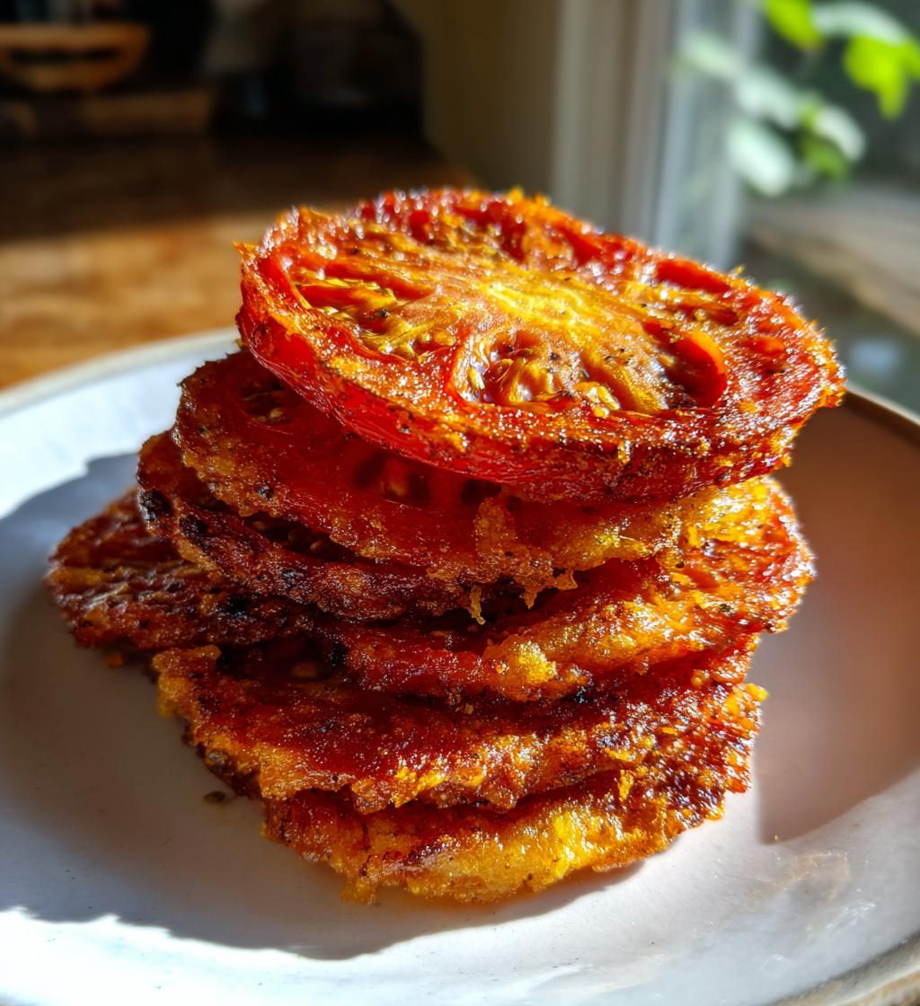 fried red tomatoes