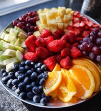 fruit tray for thanksgiving