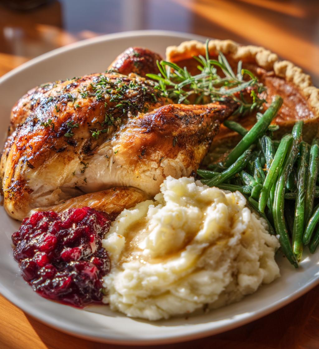 garage thanksgiving dinner