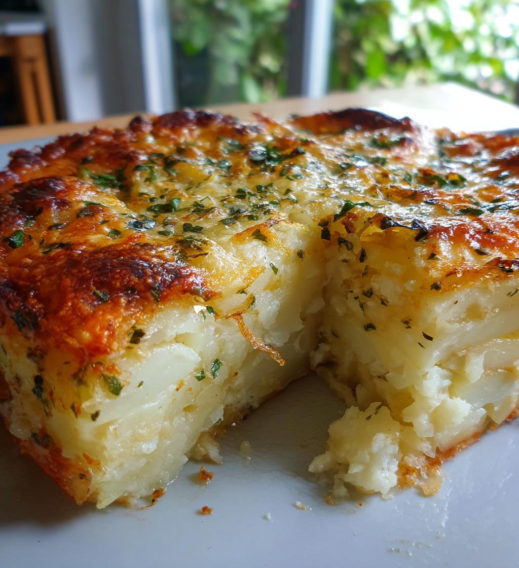 garlic basil scalloped potatoes