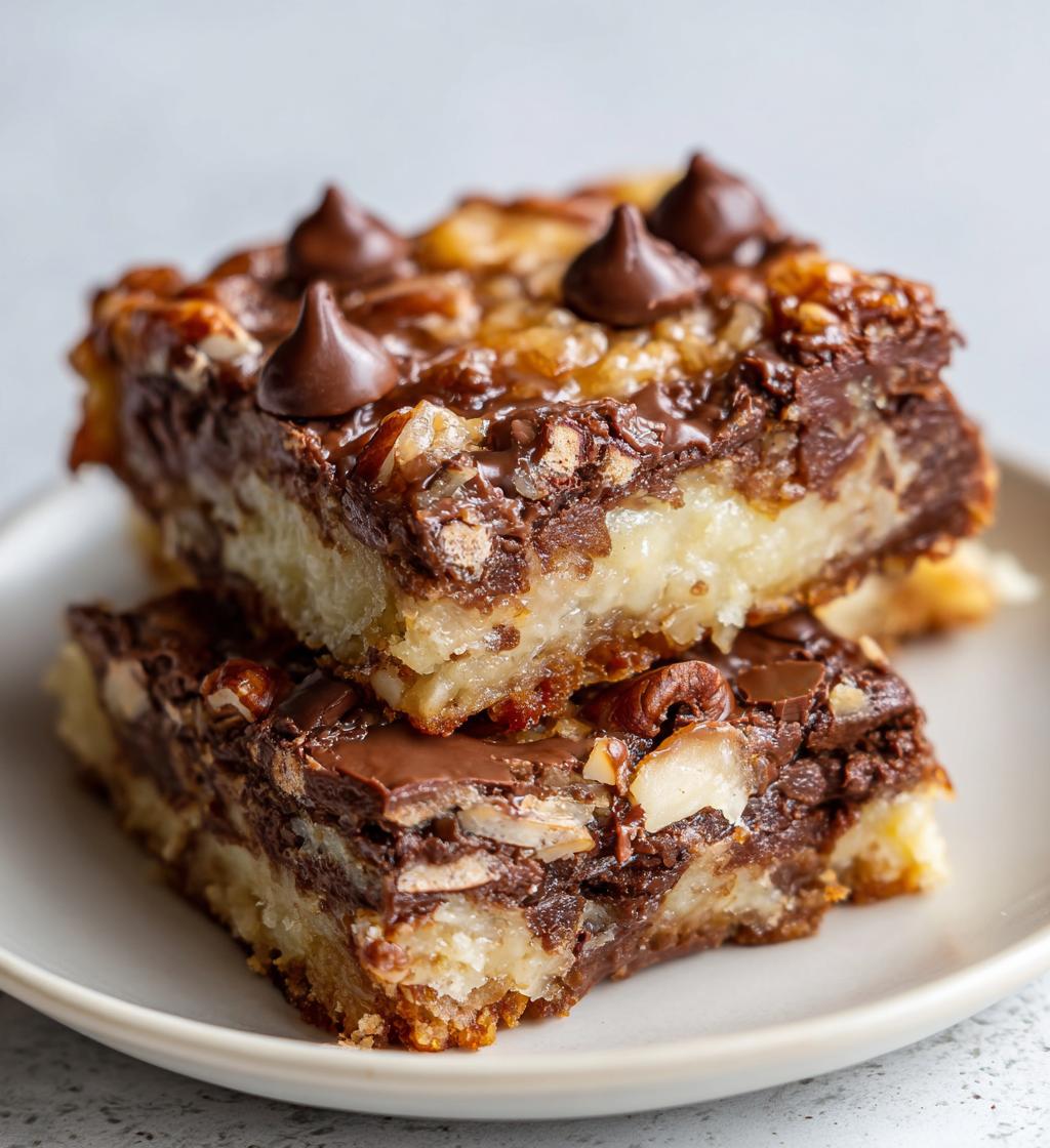german chocolate pecan pie bars