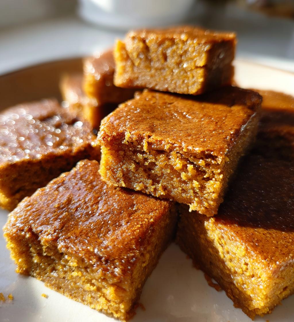 gingerbread cookie bars