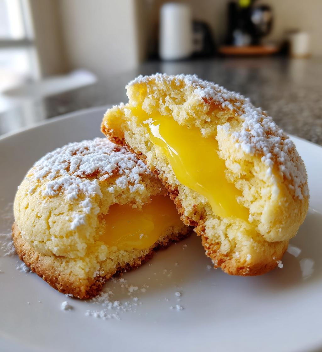 gluten free lemon curd cookies