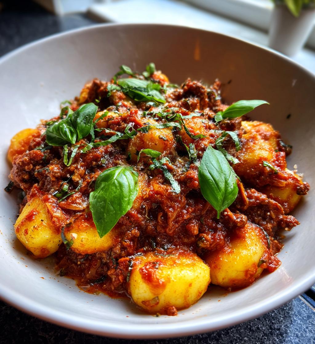 gnocchi bolognese