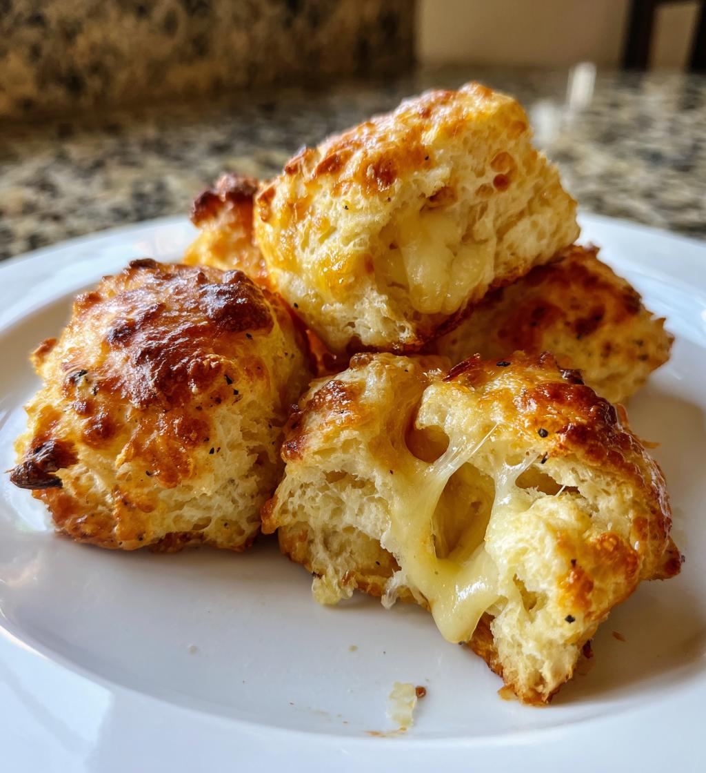 gooey mozzarella biscuit bombs