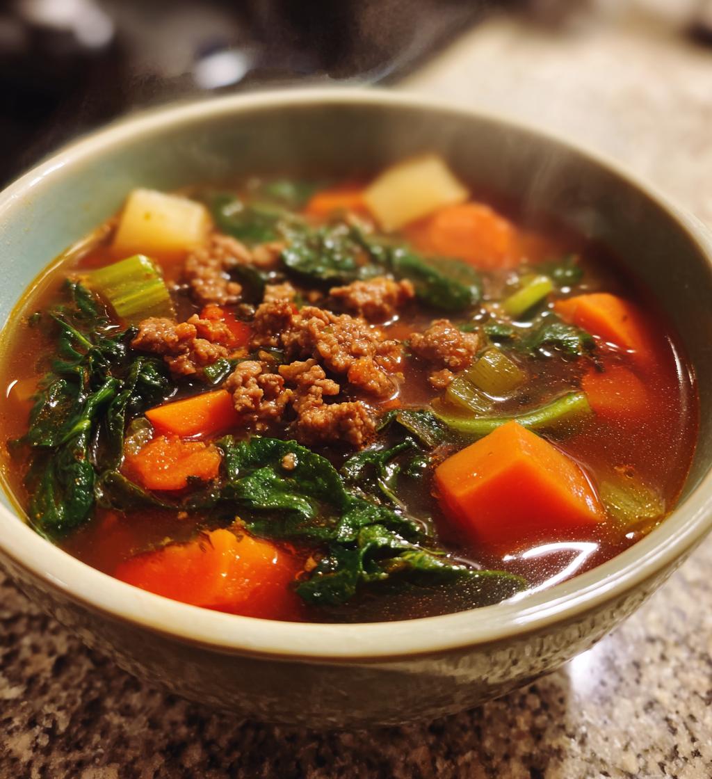 grandmas hamburger vegetable soup