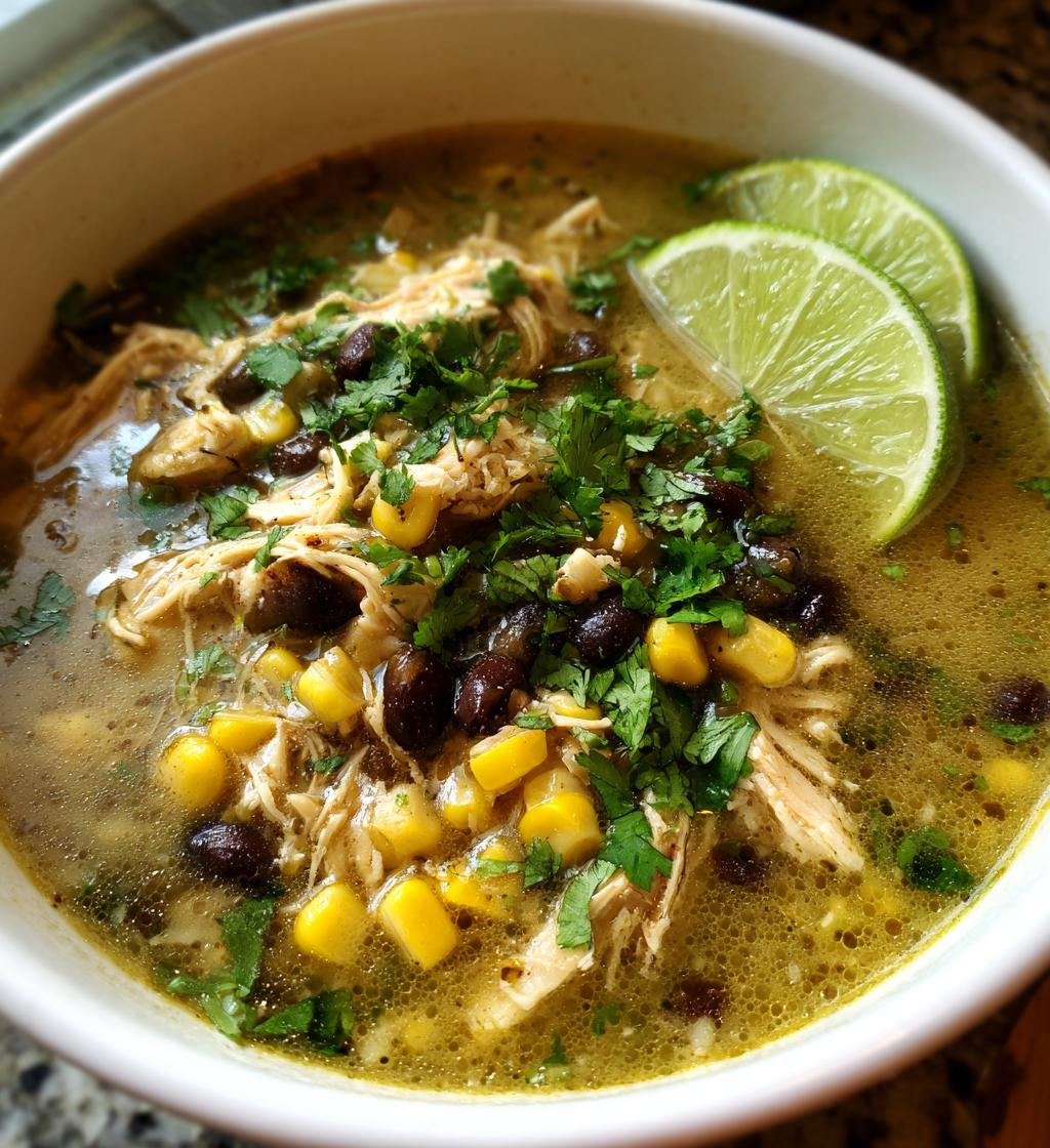 green enchiladas chicken soup
